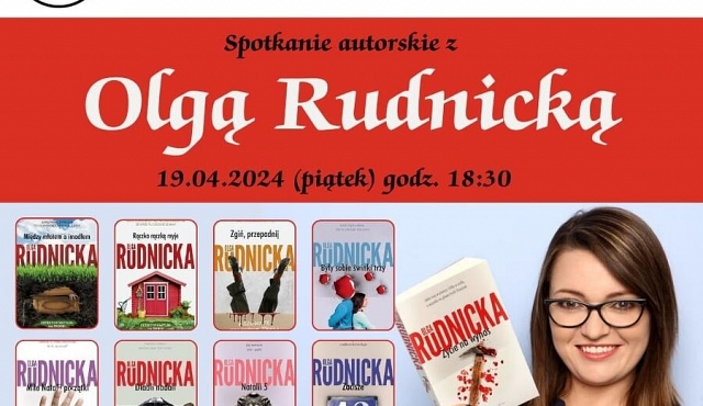 Spotkanie Autorskie z Olga Rudnicką