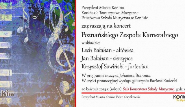 Koncert Poznańskiego Zespołu Kameralnego