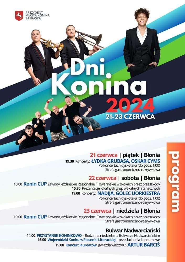 Dni Konina 2024 i Zawody Jeździeckie Konin Cup