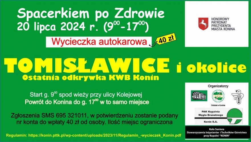 Spacerkiem po Zdrowie Tomisławice i okolice