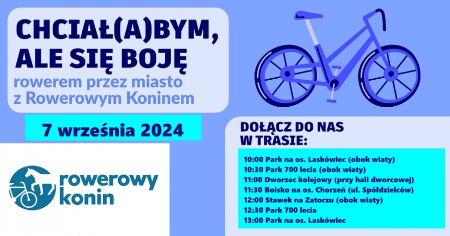 Rowerem Przez Miasto z Rowerowym Koninem