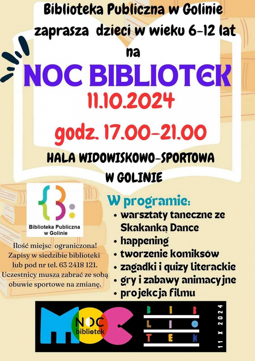 Noc Bibliotek w Golinie