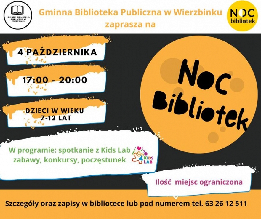 Noc Bibliotek w Wierzbinku