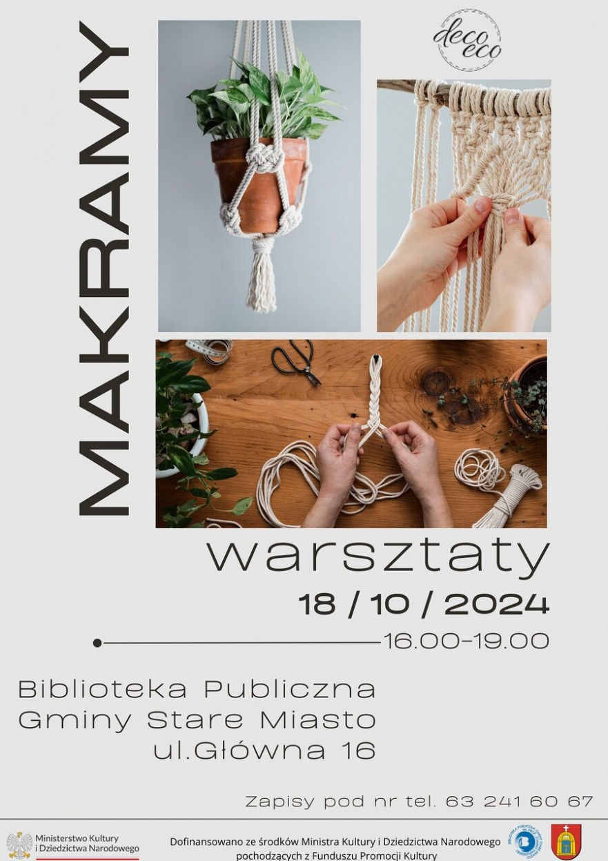 Warsztaty Makramy