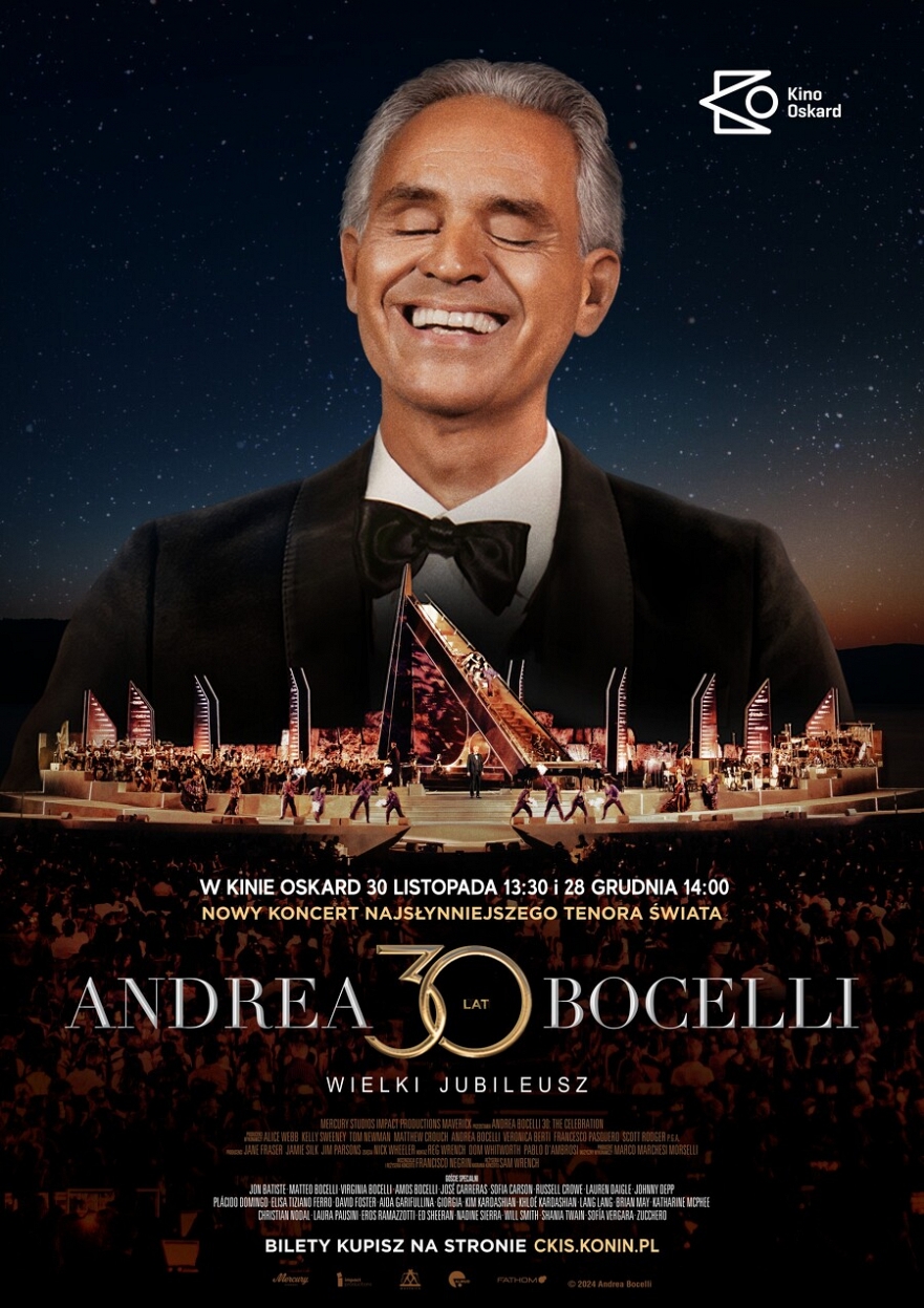 Andrea Bocelli na wielkim ekranie