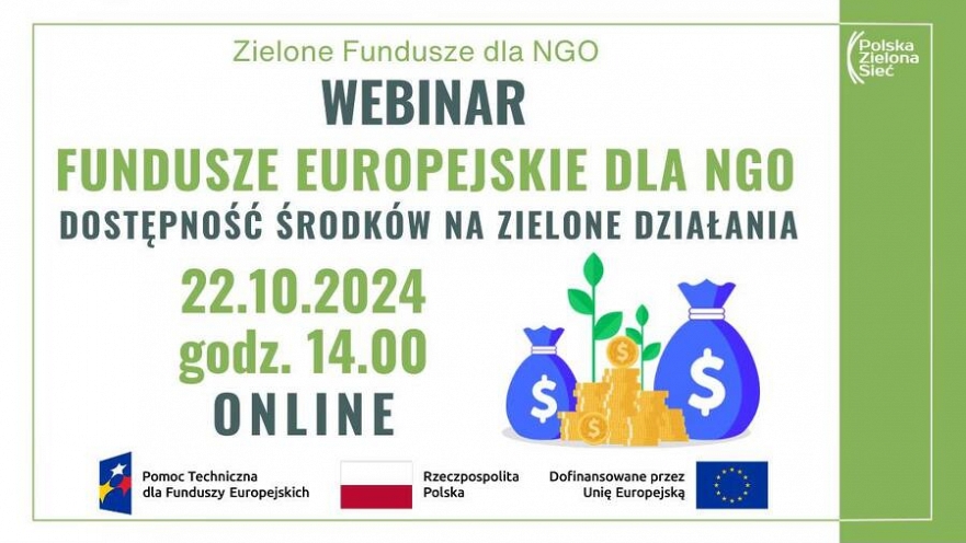 Webinar: Fundusze Europejskie dla NGO