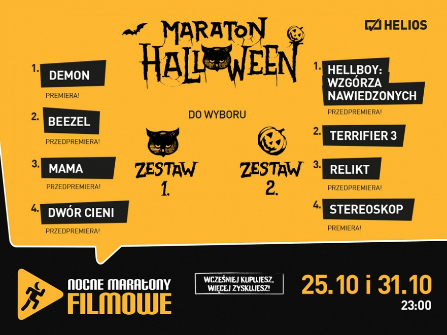 Maraton Halloween w Heliosie