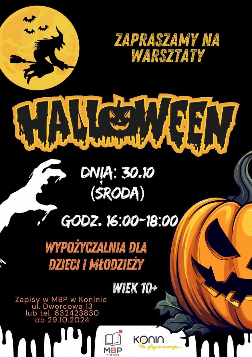 Warsztaty Halloween w bibliotece