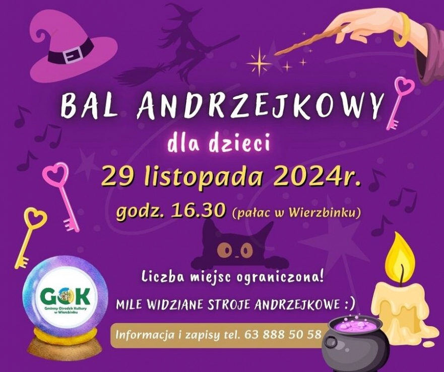 Bal Andrzejkowy dla dzieci