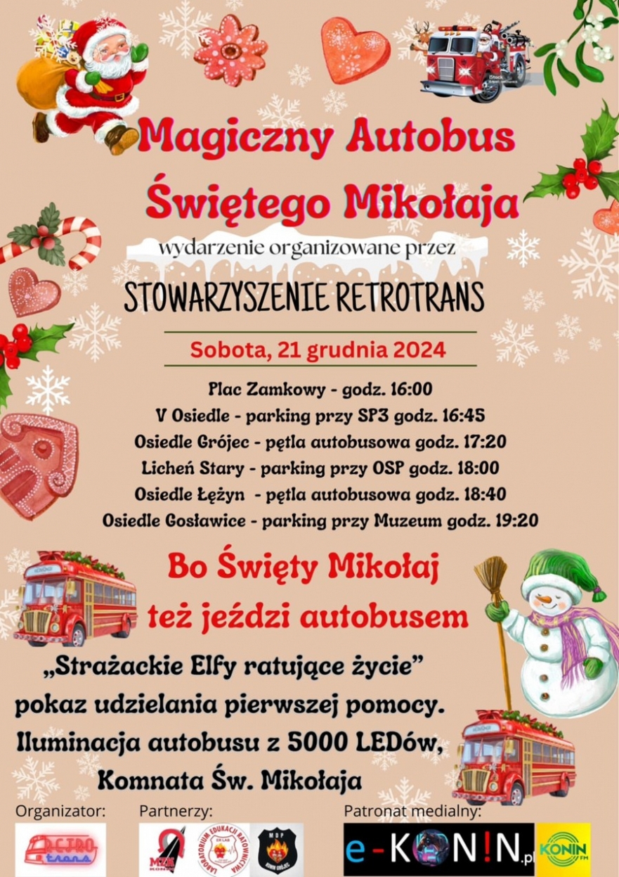 Magiczny autobus Świętego Mikołaja