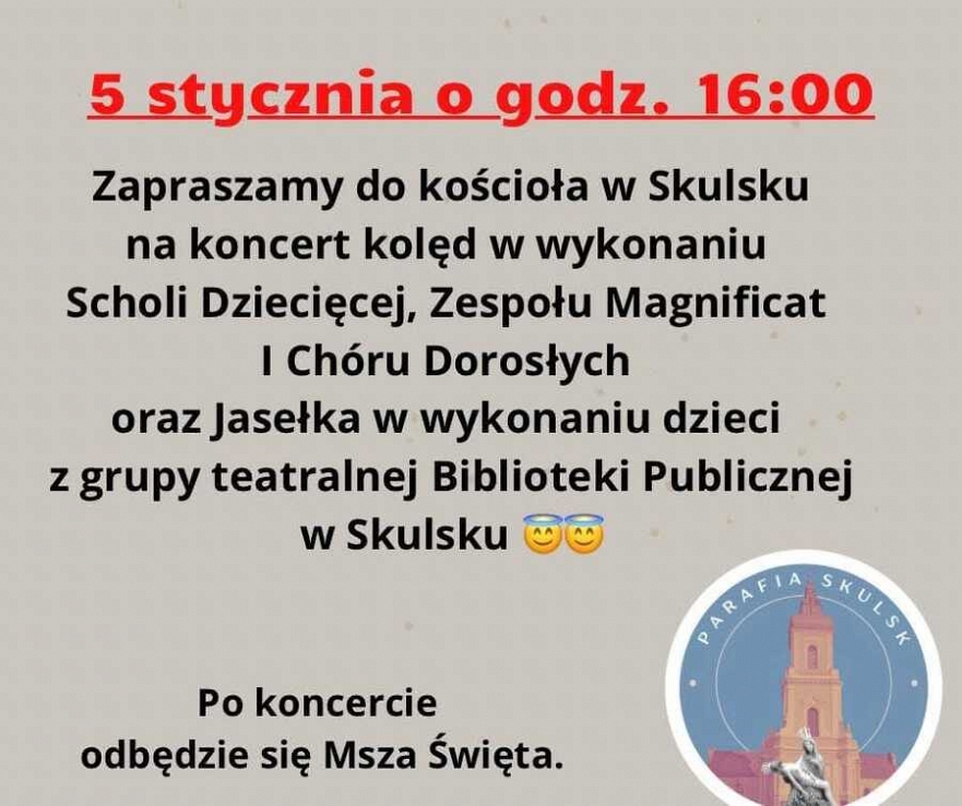 Koncert Kolęd w Skulsku