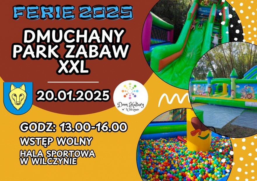 Dmuchany park zabaw XXL